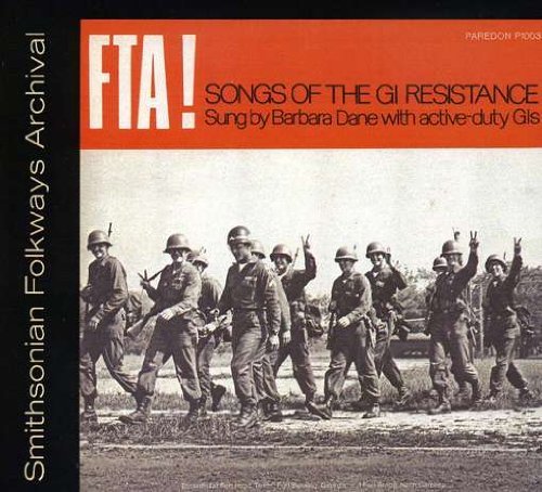 Cover for Barbara Dane · Fta Songs of the Gi Resistance (CD) (2012)