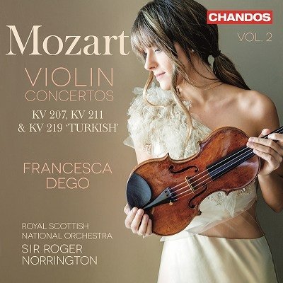 Cover for Dego / Rsno / Norrington · Wolfgang Amadeus Mozart: Violin Concertos Vol. 2 - Kv 207 / Kv 211 &amp; Kv 219 Turkish (CD) (2022)