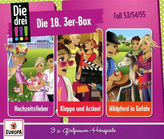 Cover for Die Drei · Die 18 3er Box (Folgen 53 54 55) (CD) (2020)