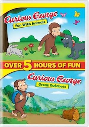 Cover for Curious George: Fun with Animals / Great Outdoors (DVD) (2020)