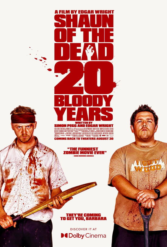 Cover for DVD · Shaun of the Dead – 20th Anniversary Edition (DVD) (2024)