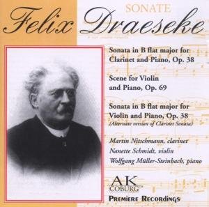 Cover for F. Draeseke · Sonata in B Flat Major Op (CD) (2006)