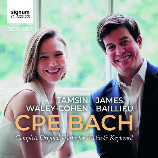C.p.e. Bach: Complete Works for Violin and Keyboard - Waley-Cohen, Tamsin & James Baillieu - Musik - SIGNUM CLASSICS - 0635212057322 - 4. oktober 2019