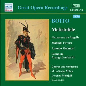 Mefistofele - Boito / Favero / Melandri / Nessi / Molajoli - Musik - Naxos Historical - 0636943127322 - 19. August 2003