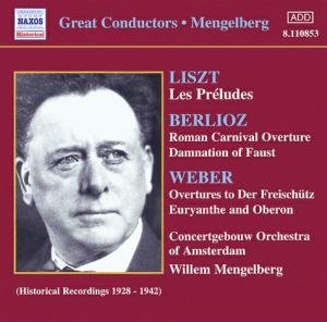 Cover for Mengelberg,willem / Concertgebou · MENGELBERG:Weber / Mendelssohn/B (CD) (2002)