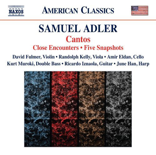 Cover for S. Adler · Cantos / Close Encounters / Five Snapshots (CD) (2013)