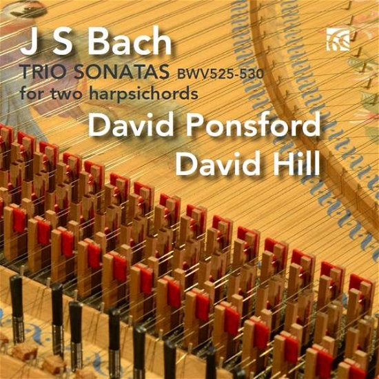 Cover for David Ponsford / David Hill · Johann Sebastian Bach: Six Trio Sonatas (Arranged For Two Harpsichords By David Ponsford) (CD) (2020)