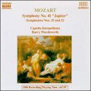 Cover for Mozart / Wordsworth / Capella Istropolitana · Symphonies 25, 32 &amp; 41 (CD) (1993)