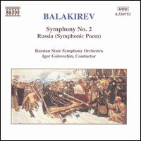 Cover for Balakirev / Golovschin / Russian State Symphony · Symphony 2 (CD) (1994)