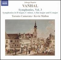 Cover for Vanhal / Mallon / Toronto Camerata · Vanhal: Symphonies (CD) (2005)