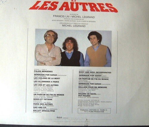 Les Uns et Les Autres - Francis Lai - Muziek - FGL - 0762183965322 - 10 maart 2023