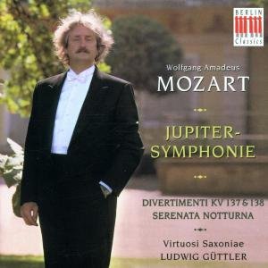 Cover for Mozart / Guttler / Virtuosi Saxoniae · Symphony 41: Jupiter (CD) (2002)
