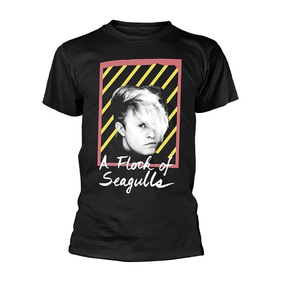 Cover for A Flock of Seagulls · Neon Logo (TØJ) [size L] [Black edition] (2021)