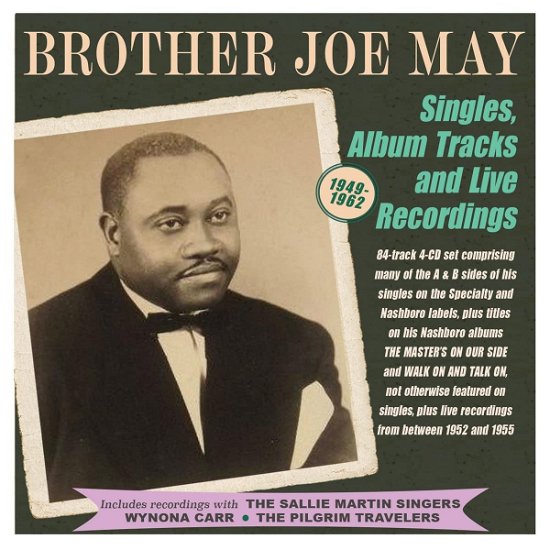 Cover for Brother Joe May · Singles. Album Tracks And Live Recordings 1951-62 (CD) (2023)
