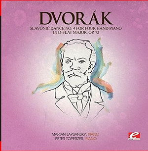 Slavonic Dance 4 Four Hand Piano D-Flat Maj 72-Dvo - Dvorak - Musik - Essential - 0894231596322 - 2. September 2016