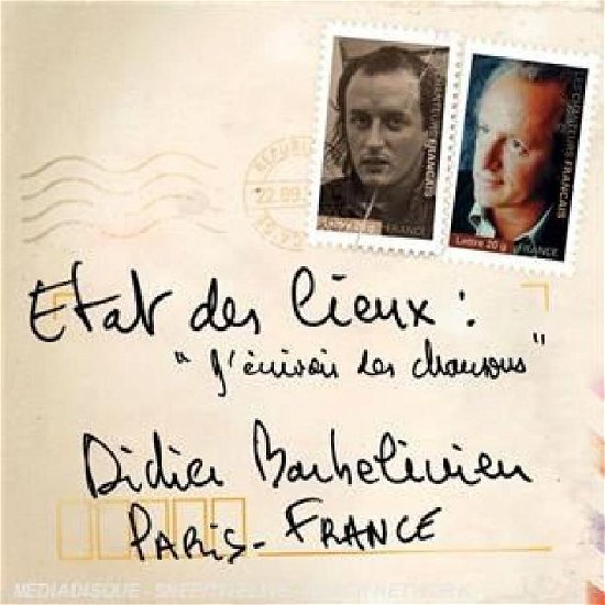 Cover for Didier Barbelivien · Etats Des Lieux: J'ecriva (CD) (2007)