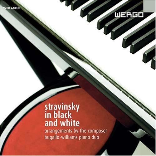 Cover for Stravinsky / Bugallo-williams Duo · In Black &amp; White (CD) (2007)