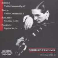 Cover for Sibelius / Bruch / Schubert / Taschner · Violin Concerto (CD) (2007)