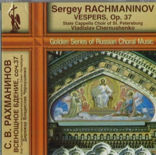 Cover for State Capella Choir of St. Petersburg · RACHMANINOV - VESPER SERVICE Op.37 (CD) (1997)