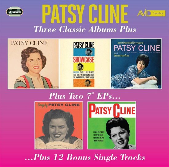 Cover for Patsy Cline · Three Classic Albums Plus (CD) (2018)
