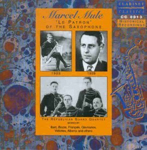 Cover for Marcel Mule · Le Patron Of The Saxophone (CD) (1996)