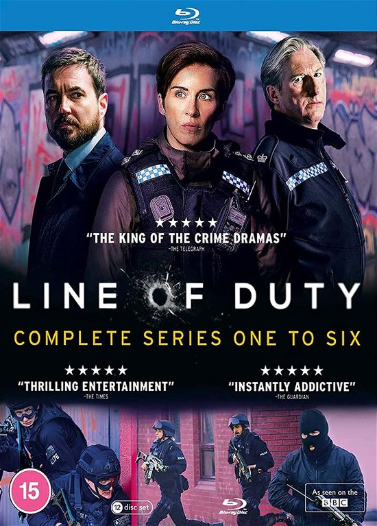 Line of Duty Series 1 to 6 Complete Collection - Line of Duty Complete Series 16 BD - Film - Acorn Media - 5036193020322 - 12. juli 2021