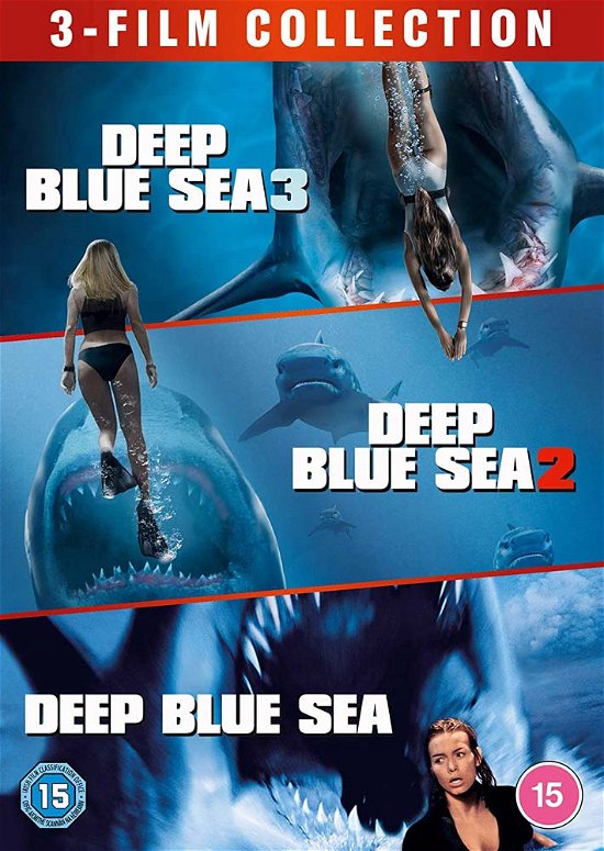 Cover for Deep Blue Sea 3 Film Collection (DVD)