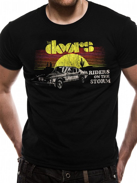 Cover for The Doors · T-shirt (Unisex-s) Riders Car (Black) (MERCH)