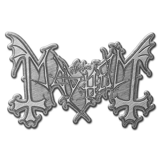 Mayhem Pin Badge: Logo (Die-Cast Relief) - Mayhem - Marchandise - PHM - 5055339788322 - 28 octobre 2019