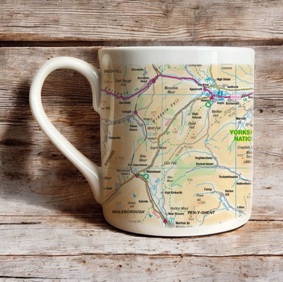 Cover for OS Map Bone China Mug - Yorkshire Dales National Park (MERCH) (2025)