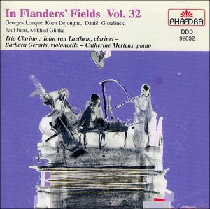 Cover for Trio Clarino · In Flanders Fields 32: Longue Dejonghe Gistelinck Juon Glinka (CD) (2019)