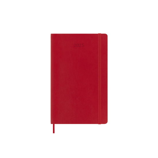 Moleskine 2025 12-Month Weekly Large Softcover Notebook: Scarlet Red - Moleskine - Books - Moleskine - 8056999270322 - June 6, 2024