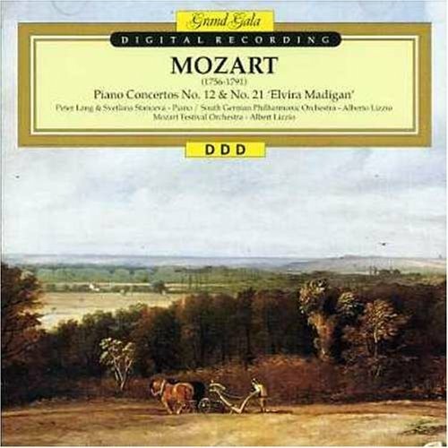 Cover for Lang P. / South German Philharmonic Orchestra / Lizzio Alberto / Stanceva / Mozart Festival Orchestra / Lizzio Alberto · Piano Concertos No. 12 &amp; 21 (CD) (1994)