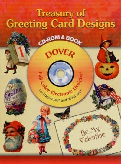Cover for Carol Belanger Grafton · Treasury of Greeting Card Designs - Dover Electronic Clip Art (Lydbog (CD)) [Unabridged edition] (2006)