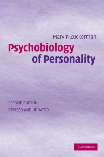 Cover for Zuckerman, Marvin (University of Delaware) · Psychobiology of Personality (Taschenbuch) [2 Revised edition] (2005)