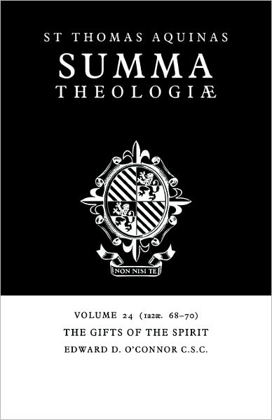 Cover for Thomas Aquinas · Summa Theologiae: Volume 24, The Gifts of the Spirit: 1a2ae. 68-70 (Paperback Book) (2006)