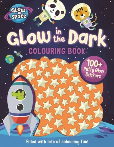 Glow in the Dark Colouring Book with Puffy Glow Stickers - Glow in Space (Book) (2020)