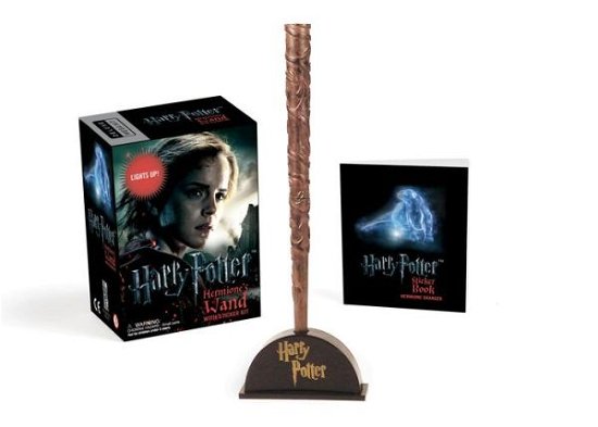 Cover for Running Press · Harry Potter Hermione's Wand with Sticker Kit: Lights Up! (MERCH) (2016)