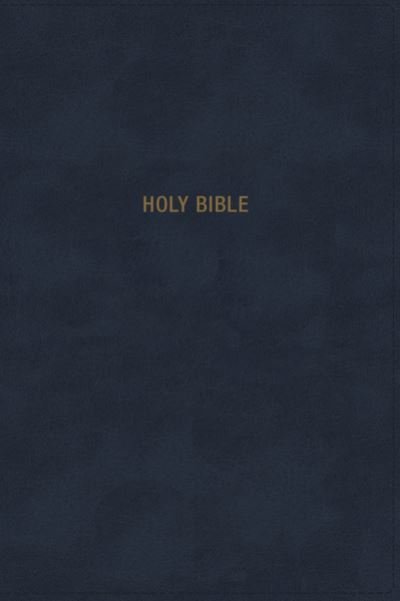 Cover for Thomas Nelson · NKJV, Foundation Study Bible, Large Print, Leathersoft, Blue, Red Letter, Thumb Indexed, Comfort Print: Holy Bible, New King James Version (Leather Book) (2022)