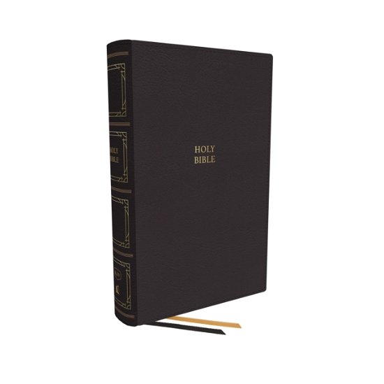 Cover for Thomas Nelson · KJV Holy Bible: Paragraph-style Large Print Thinline with 43,000 Cross References, Black Leathersoft, Red Letter, Comfort Print (Thumb Indexed): King James Version (Leather Book) (2023)