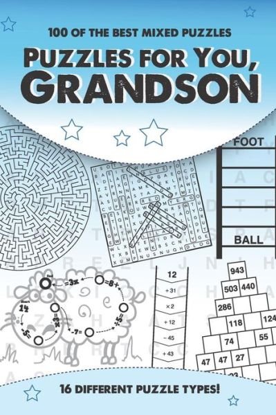 Cover for Clarity Media · Puzzles for you, Grandson (Paperback Book) (2019)