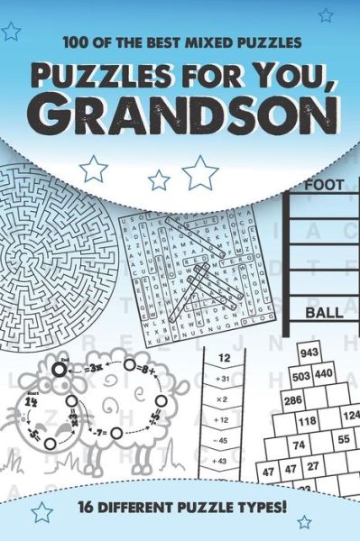 Cover for Clarity Media · Puzzles for you, Grandson (Paperback Bog) (2019)