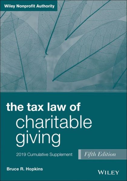 Cover for Hopkins · The Tax Law of Charitable Givin (Book) [5th edition] (2019)