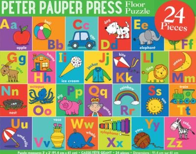 Cover for Inc Peter Pauper Press · Alphabet Kids' Floor Puzzle (N/A) (2020)