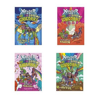 Xander and the Rainbow-Barfing Unicorns - Matthew K. Manning - Books - Stone Arch Books - 9781496557322 - August 1, 2018