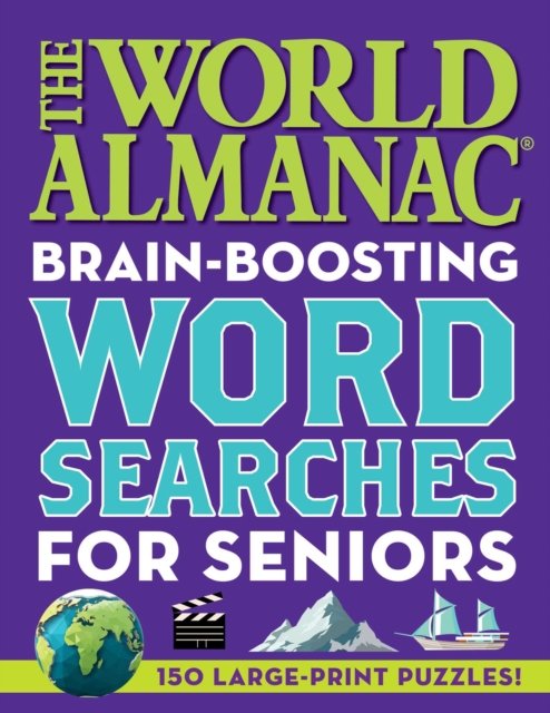 Cover for World Almanac · The World Almanac Brain-Boosting Word Searches: 150 Large-Print Puzzles! (Paperback Bog) (2023)
