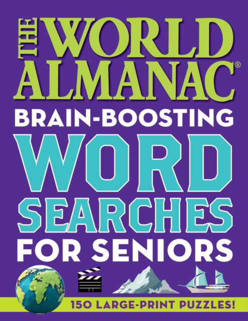 Cover for World Almanac · The World Almanac Brain-Boosting Word Searches: 150 Large-Print Puzzles! (Paperback Book) (2023)