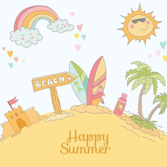 Cover for Birthday Decorations in All Departments · Happy Summer: Vacation Memory Book (Paperback Book) (2015)