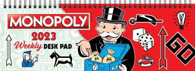 Monopoly 2023 Dated Weekly Desk Pad Calendar - Hasbro - Merchandise - Andrews McMeel Publishing - 9781524874322 - 17. Mai 2022