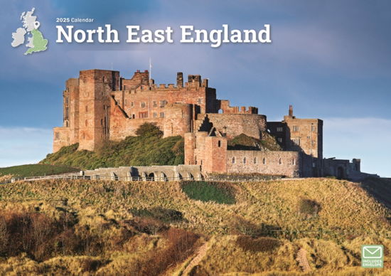 North East England A4 Calendar 2025 - Carousel Calendars - Książki - Carousel Calendars - 9781529840322 - 3 maja 2024